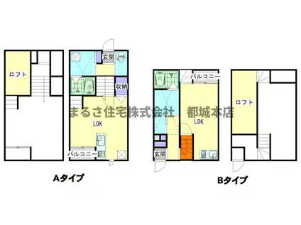 DOLCE VITA西町(ワンルーム/2階)の間取り写真