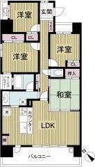 レジディア都島I(4LDK/15階)の間取り写真