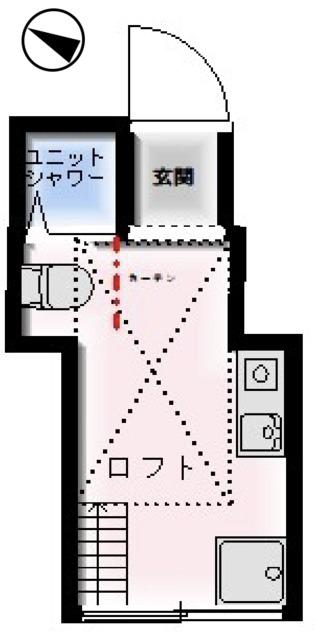 マンサルド南大塚(ワンルーム/1階)の間取り写真