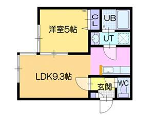 ピュアハーモニー文京台(1LDK/3階)の間取り写真