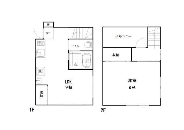 アクティ阿佐ヶ谷(1LDK/3階)の間取り写真