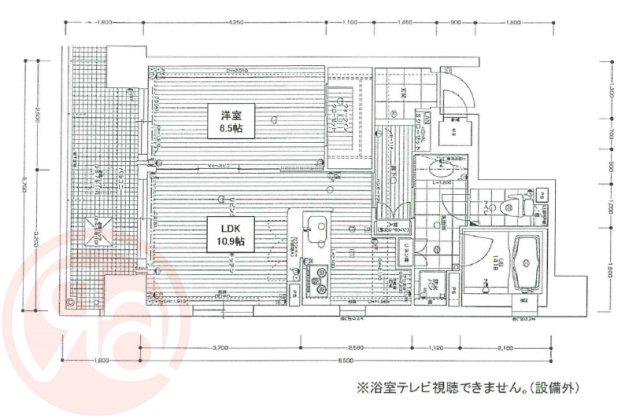リーガル四ツ橋II(1LDK/3階)の間取り写真