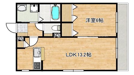 N・A PLAZA OMORI II(1LDK/2階)の間取り写真