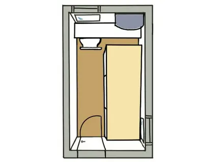 女性専用シェアハウス ドモンド三軒茶屋(ワンルーム/2階)の間取り写真