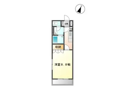 レジデンス・OHYAMA(1K/2階)の間取り写真
