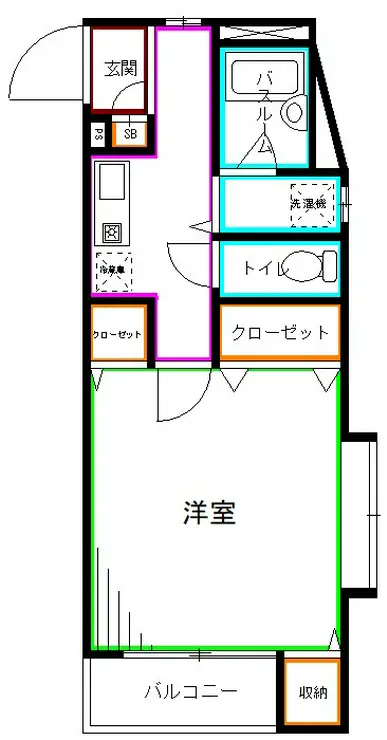 セブンスプリングス 3階階 間取り