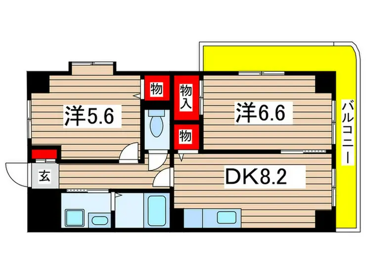 RICHEヤマダ 3階階 間取り