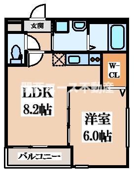 フジパレス吉田イースト(1LDK/1階)の間取り写真