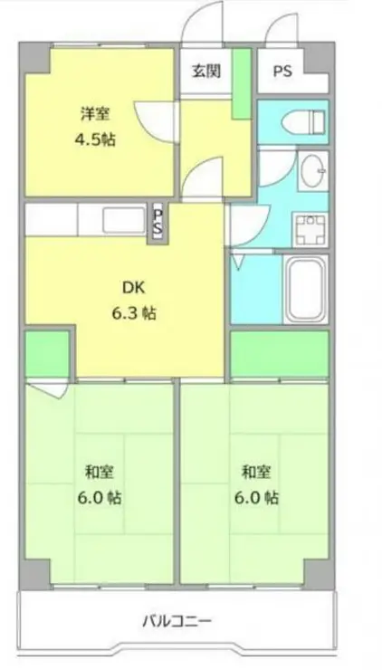 ゼファー銀座 3階階 間取り