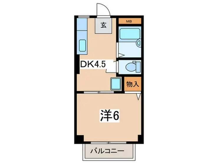 メゾン松本 1階階 間取り