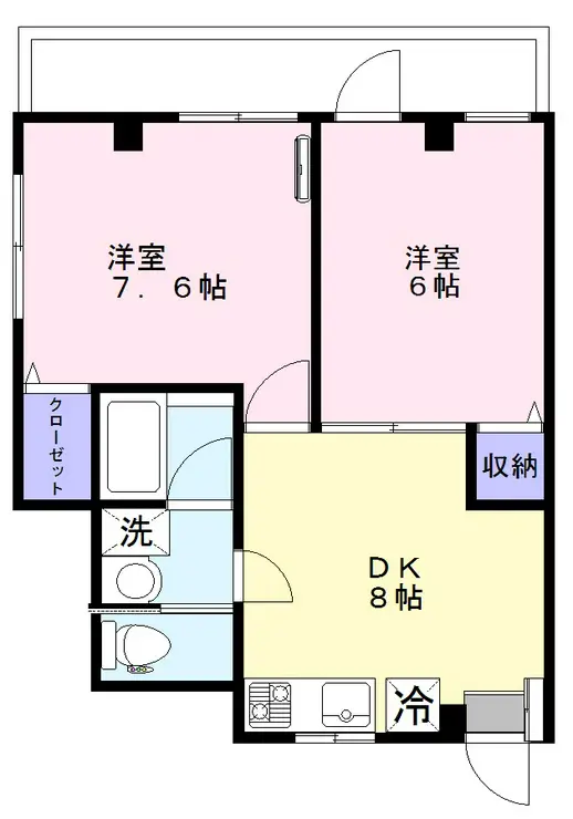 フェリーチェ21 1階階 間取り
