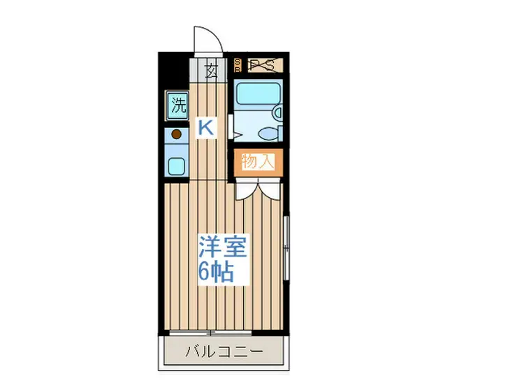 ノーブル中野 1階階 間取り