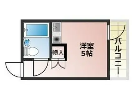 メゾン新大阪北(ワンルーム/3階)の間取り写真