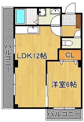 シェーネルボーネン(1LDK/4階)の間取り写真