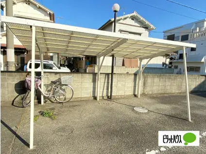 マリンハイツA棟(3DK/1階)の外観写真