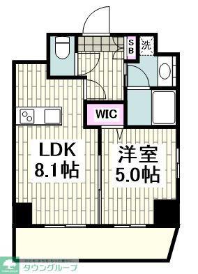 リヴシティ横濱蒔田壱番館(1LDK/10階)の間取り写真