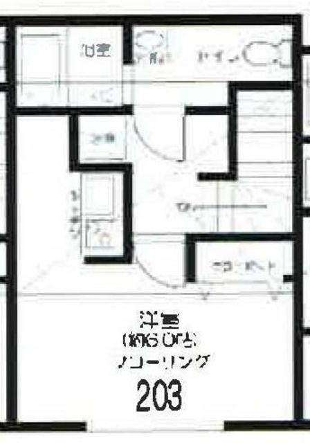 ROW HOUSE 江古田(ワンルーム/2階)の間取り写真