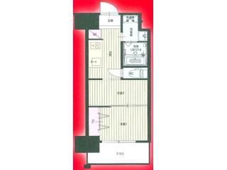 CLUB ORIENT BLD NO.122 福岡日赤通 ETERN(2K/2階)の間取り写真