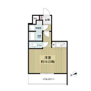 ARTIZA西長堀(ワンルーム/4階)の間取り写真