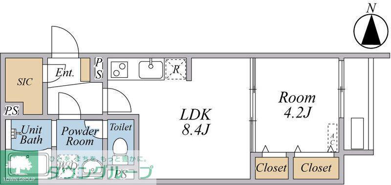 シエール小竹向原(1LDK/3階)の間取り写真