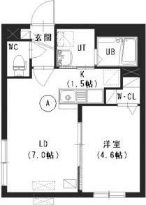 ファーストアステール(1LDK/1階)の間取り写真