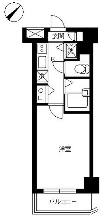 スカイコート後楽園第5 2階階 間取り