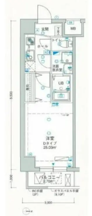 グランリーヴェル川崎ウエスト 5階階 間取り