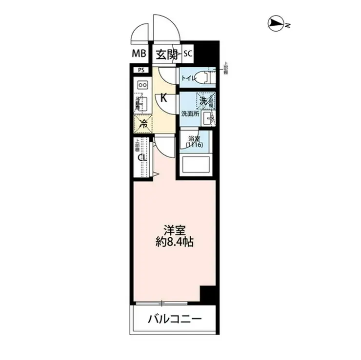 プレール・ドゥーク本所吾妻橋III 5階階 間取り