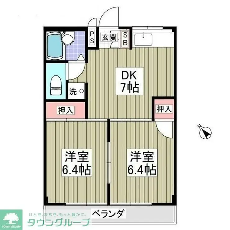 ベルウッドハイツ 2階階 間取り