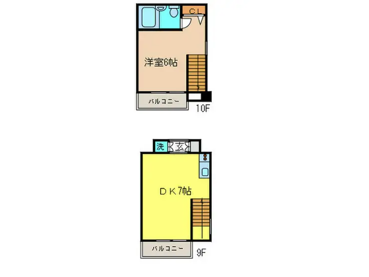 コンテント浅草橋 9階階 間取り