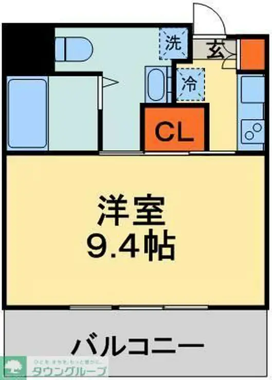 マリンパレス登戸 6階階 間取り