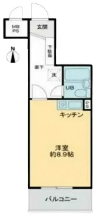 ダイアパレス田端第2 1階階 間取り