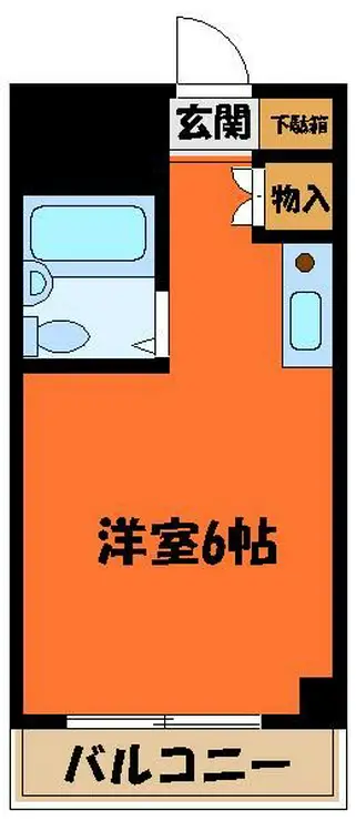 メゾンドノア狭間 6階階 間取り