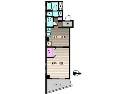 アネクスYASAKI(1DK/3階)の間取り写真