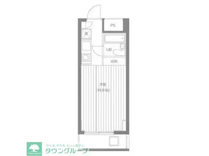 エスケイケイビル(ワンルーム/1階)の間取り写真