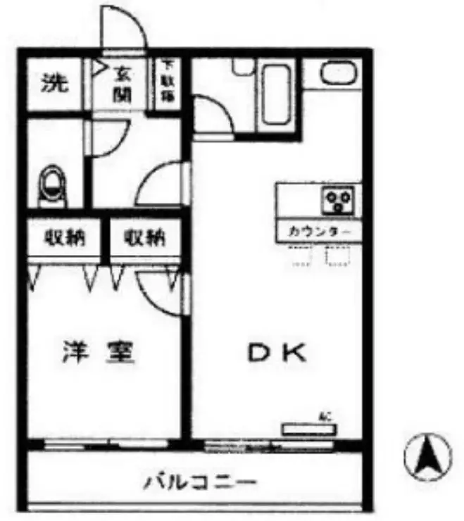 ルミネ三田 3階階 間取り