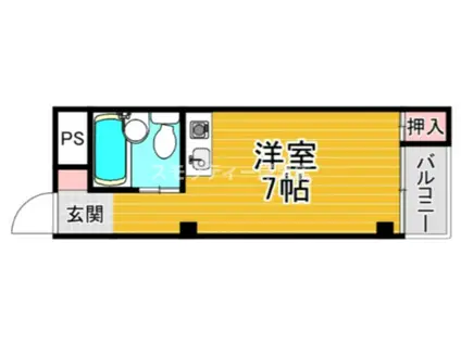 第一東洋ハイツ(ワンルーム/3階)の間取り写真