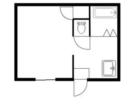 セブンハイツ春日(1K/1階)の間取り写真