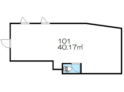 MORE JOY(ワンルーム/1階)の間取り写真