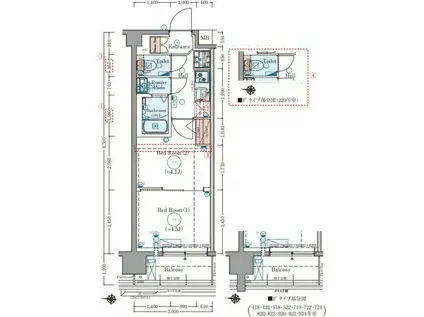 ＪＲ東海道本線 西大路駅 徒歩10分 10階建 築1年(2K/10階)の間取り写真