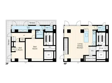 ARROWS イースト(2LDK/3階)の間取り写真