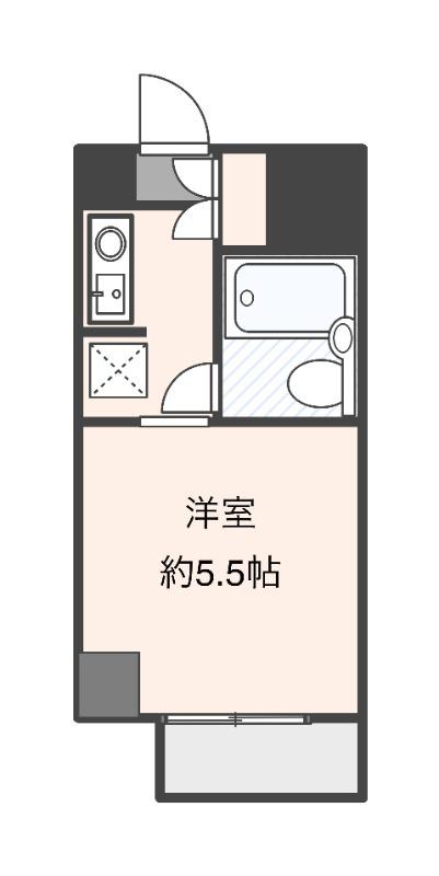 メゾンコモド小石川(1K/4階)の間取り写真