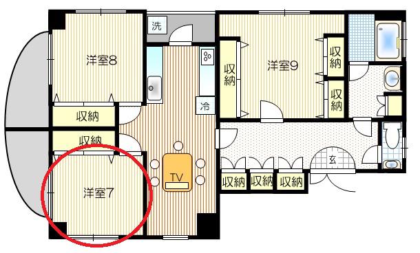 浅草4丁目シェアハウス(ワンルーム/3階)の間取り写真
