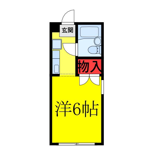 メゾンTCK(ワンルーム/1階)の間取り写真