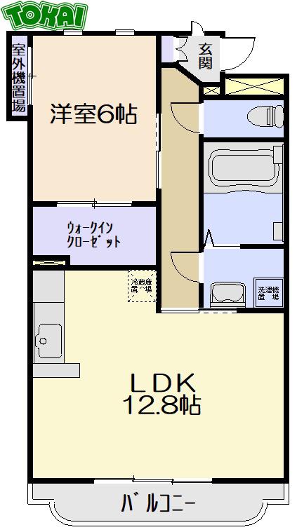 ANESHISU(1LDK/2階)の間取り写真