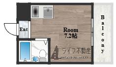 TTN鴻池新田(ワンルーム/3階)の間取り写真