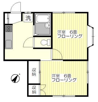 アネックス目白(2K/2階)の間取り写真