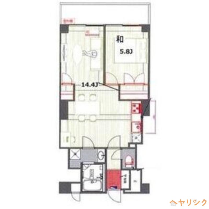 ウーリィパレス大森(1LDK/3階)の間取り写真