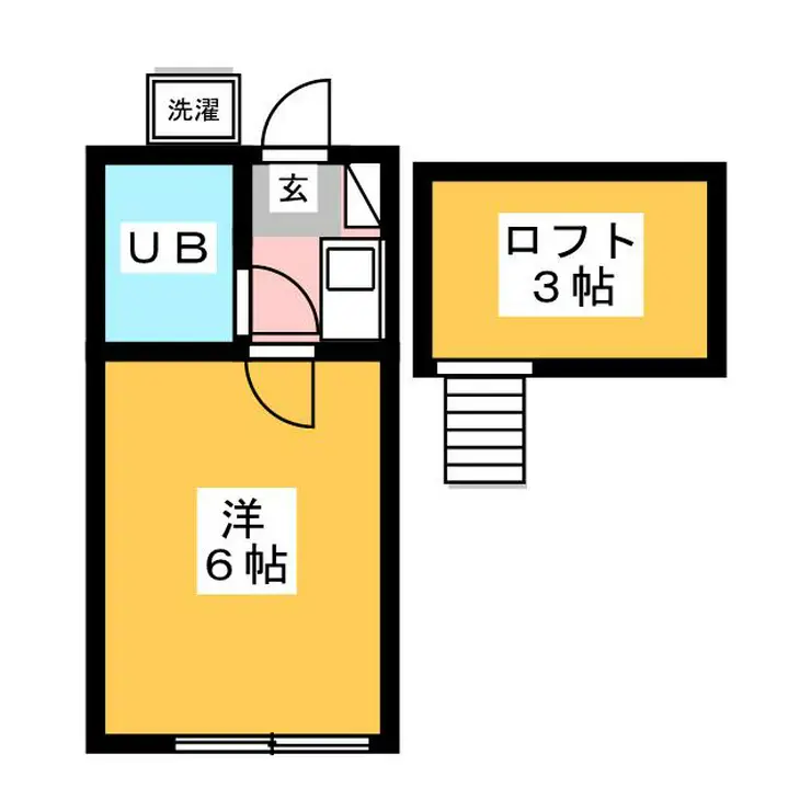 第一すみれコーポ 2階階 間取り