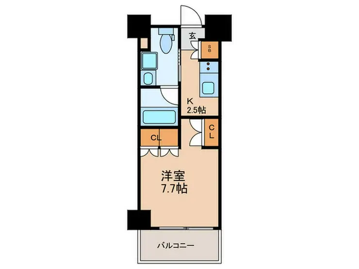 クレヴィスタ板橋西台II 4階階 間取り